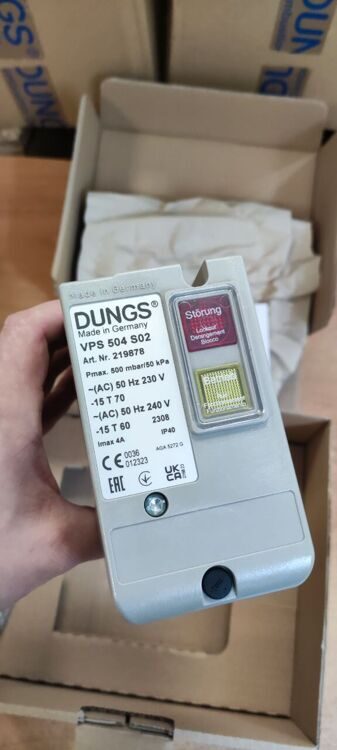 Блок контроля герметичности Dungs VPS 504 S02 без штекера